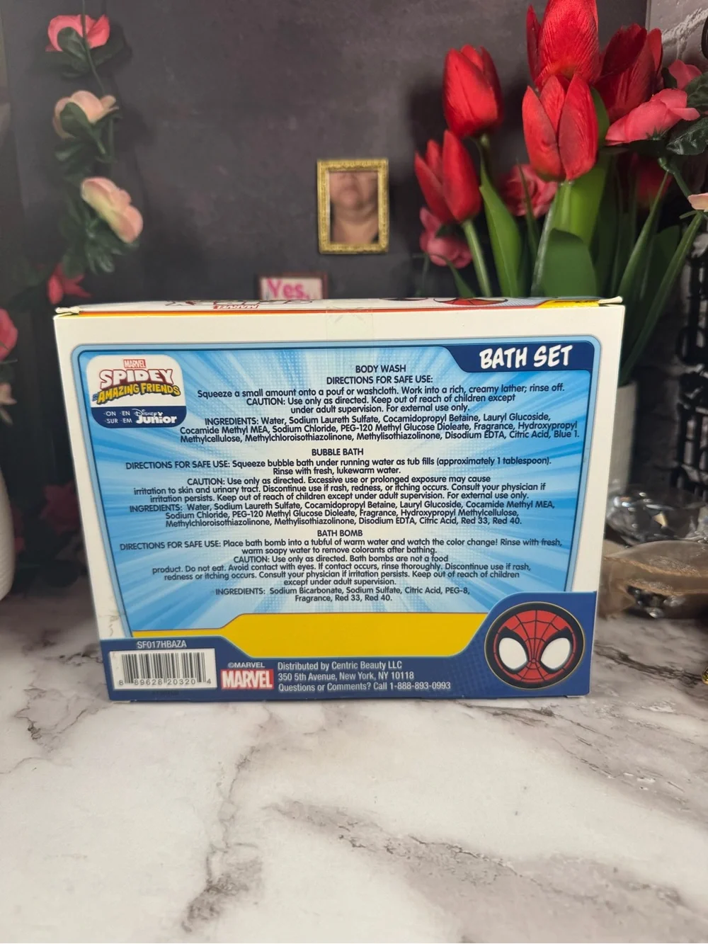 Disney Spidey Amazing Friends Kids Bath Set - Red & Blue